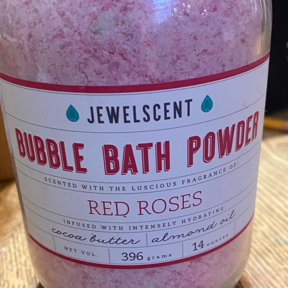 Jewelscent bubble bath powder red‎ roses